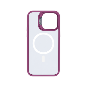 Rixus Classic 03 Case With MagSafe For iPhone 15 Plus Dark Pink