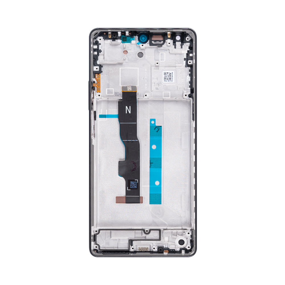 Xiaomi Redmi Note 13 5G Display And Digitizer With Frame Graphite Black Service Pack
