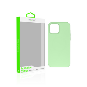 Rixus For iPhone 13 Soft TPU Phone Case With MagSafe Matcha