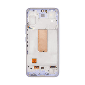 Samsung Galaxy A54 5G A546B Display And Digitizer With Frame Violet Service Pack