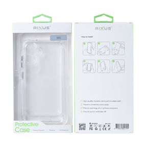 Rixus For Samsung Galaxy A05 A055F Anti Shock Case Transparent