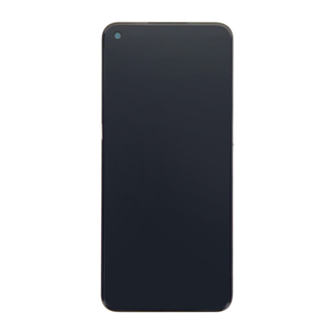 Oppo A54 5G CPH2195, A74 5G CPH2197 Display And Digitizer With Frame Fluid Black Service Pack
