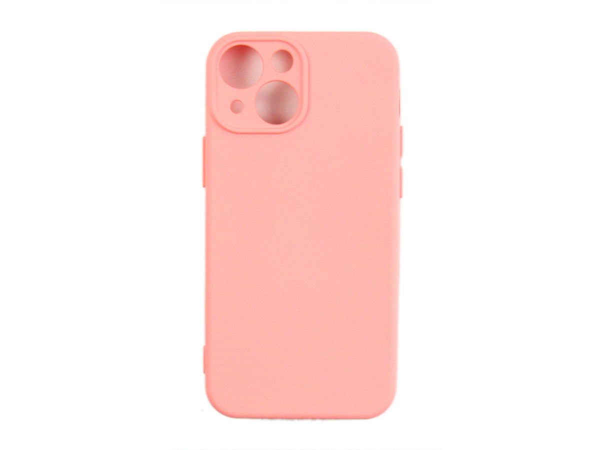 Rixus For iPhone 13 Mini Soft TPU Phone Case Pink