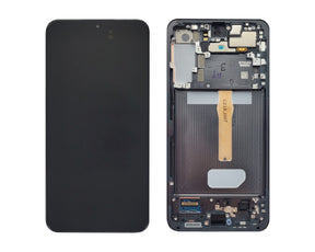 Samsung Galaxy S22 Plus S906B Display And Digitizer With Frame Phantom Black Service Pack