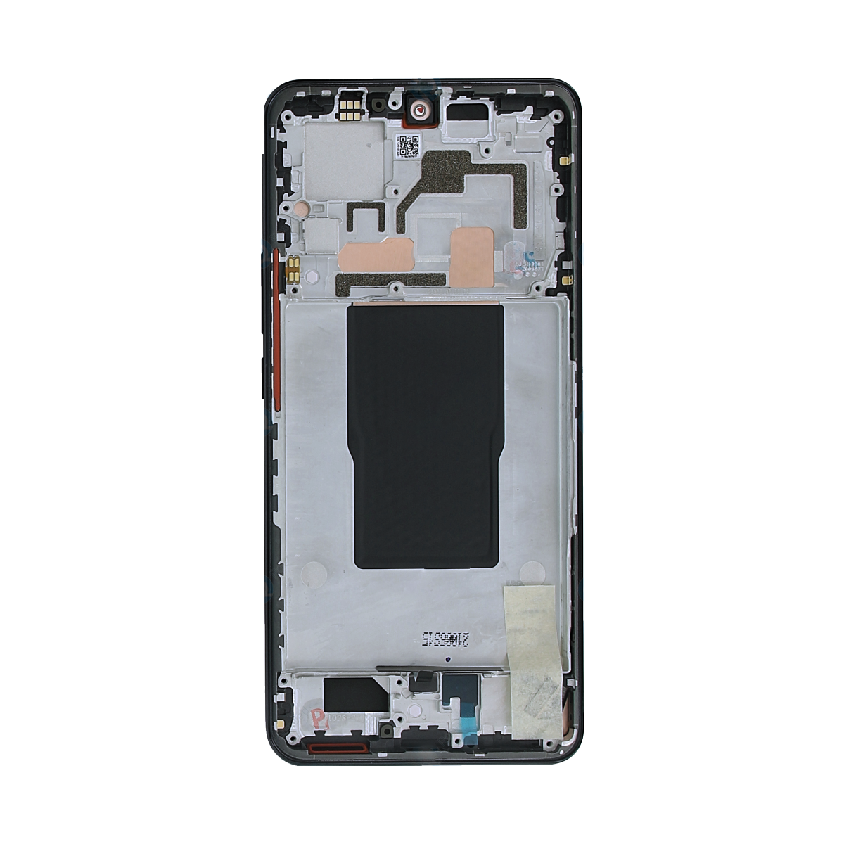 Xiaomi 12T 5G, 12T Pro 5G Display And Digitizer With Frame Black Service Pack