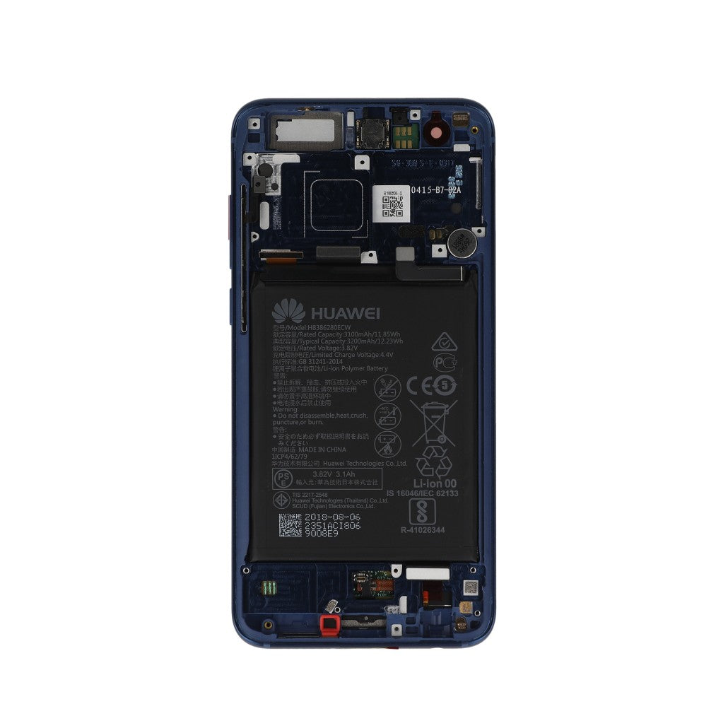 Huawei Honor 9 Display And Digitizer With Frame Sapphire Blue Compatible