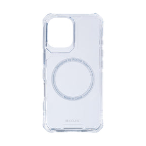 Rixus For iPhone 16 Armor-X Anti Shock Case With MagSafe Transparent