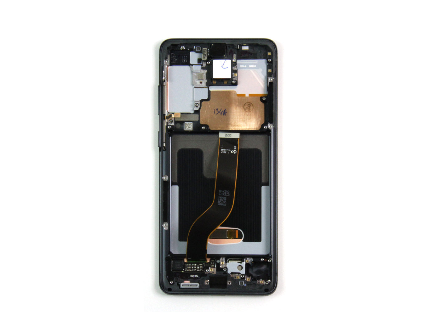 Samsung Galaxy S20 Plus G985F, 5G G986F Display And Digitizer With Frame Cosmic Black Service Pack (With Camera)