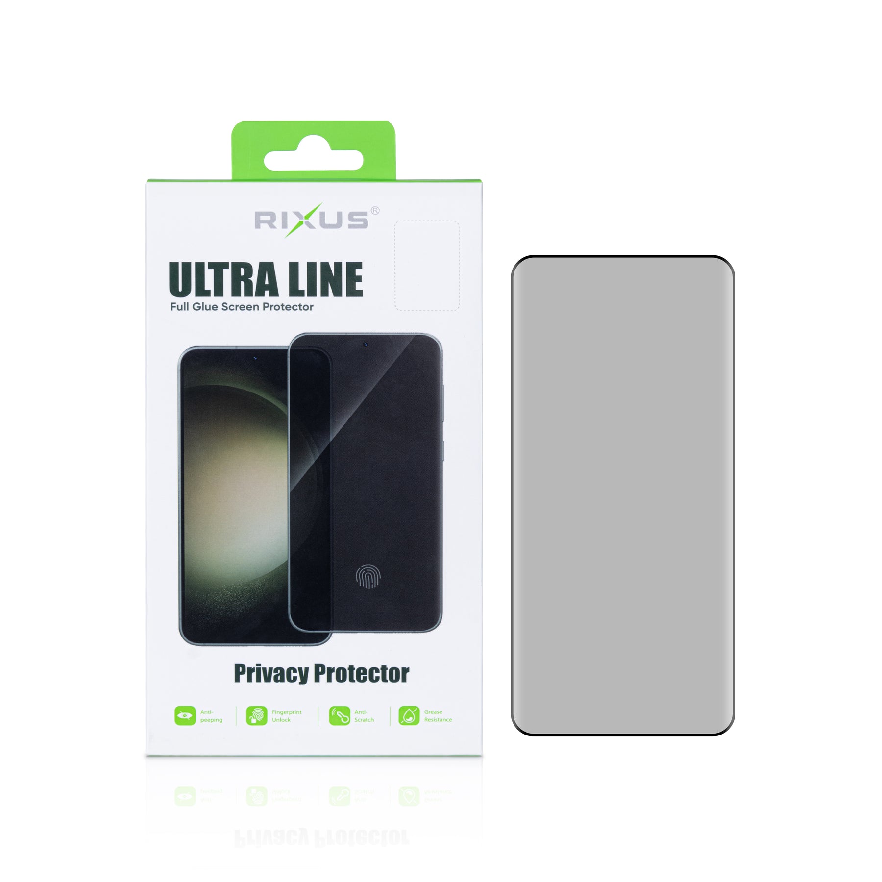 Rixus For Samsung Galaxy S24 S921B Privacy Ultra Line Tempered Glass