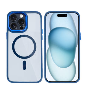 Rixus Classic 04 Case With MagSafe For iPhone 14 Pro Max Dark Blue