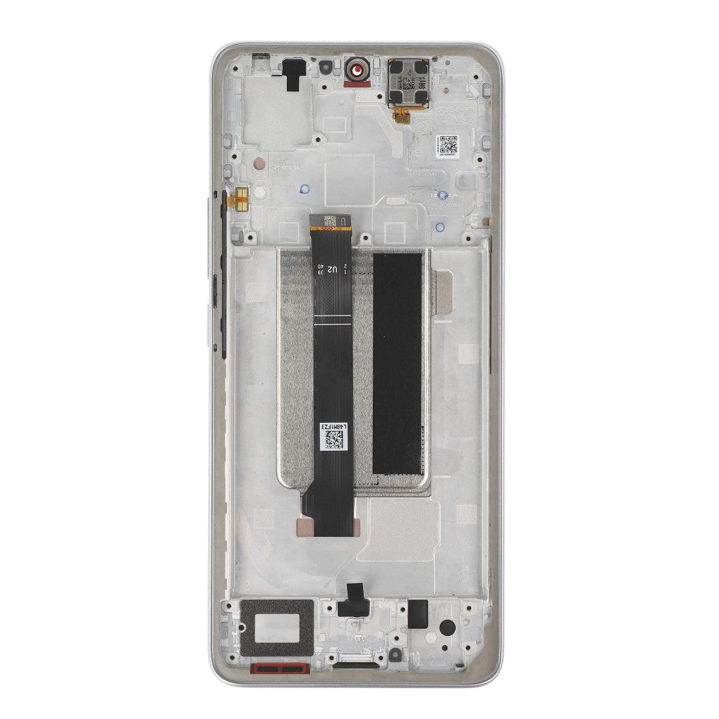 Xiaomi Redmi Note 13 Pro Plus 5G Display And Digitizer With Frame Moonlight White Service Pack