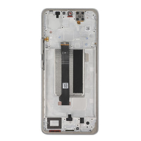 Xiaomi Redmi Note 13 Pro Plus 5G Display And Digitizer With Frame Moonlight White Service Pack