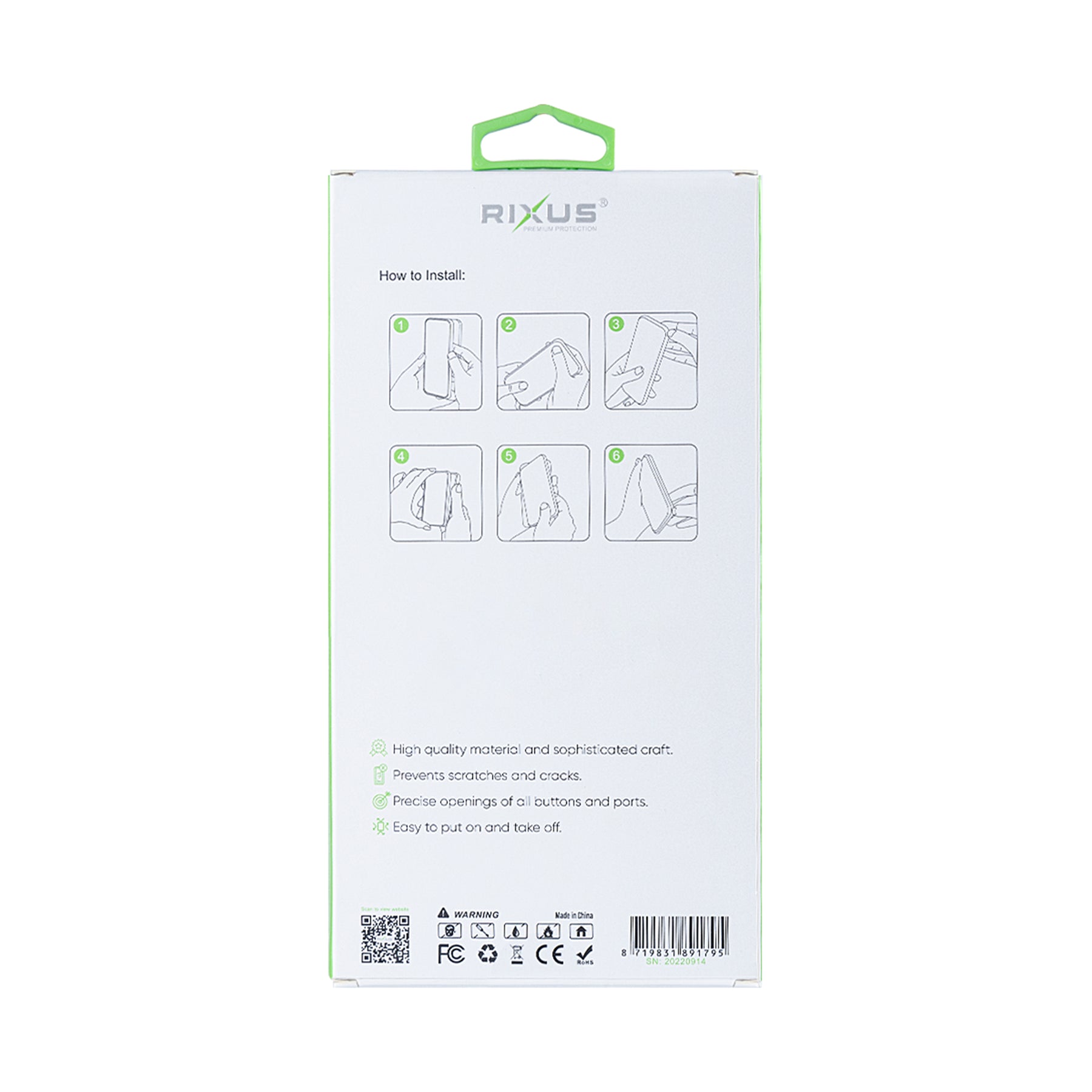 Rixus For Samsung Galaxy Z Flip6 Anti-Burst Case With MagSafe Transparent