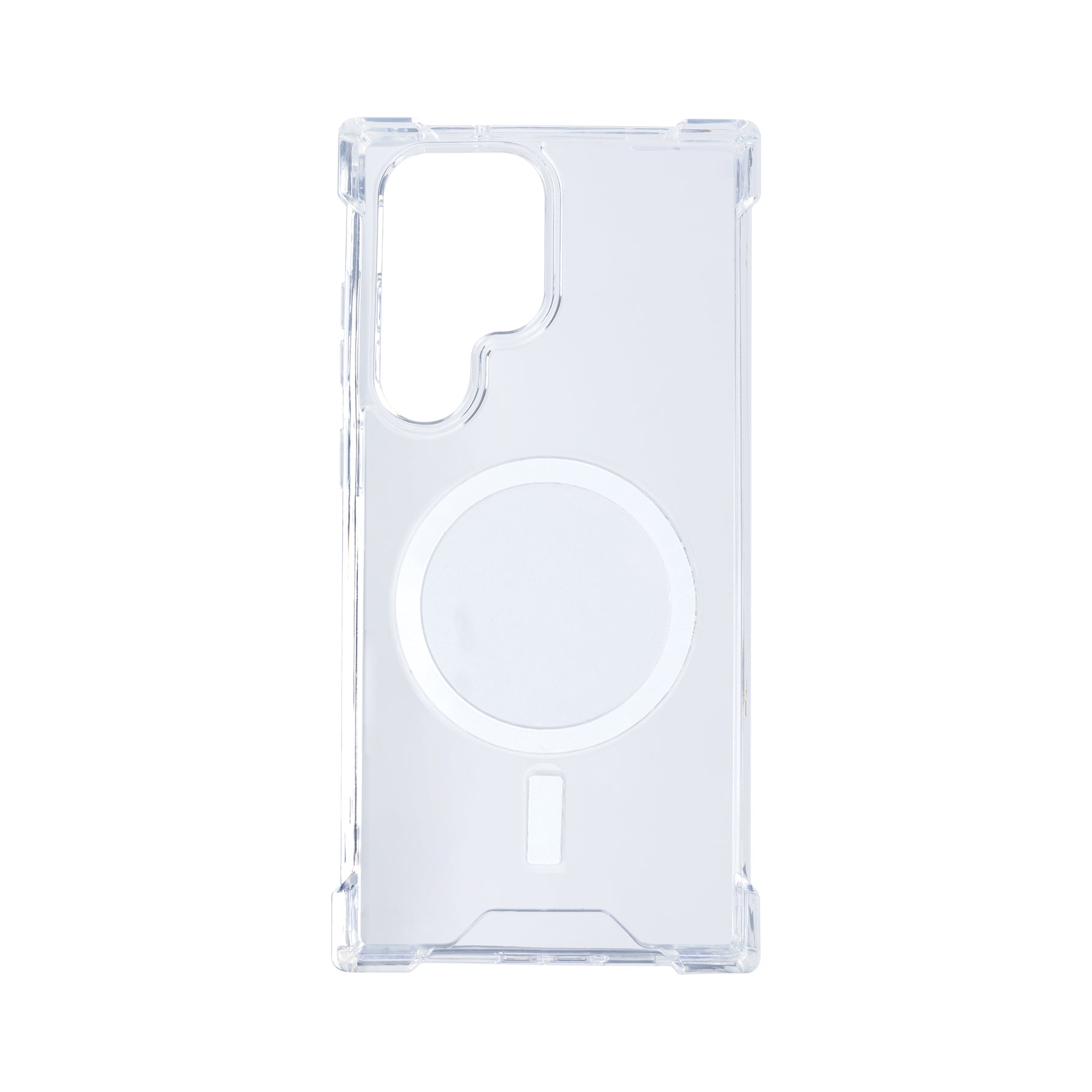 Rixus For Samsung Galaxy S24 Ultra 5G S928B Anti-Burst Case With MagSafe Transparent