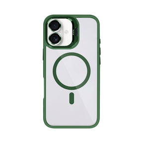 Rixus Classic 03 Case With MagSafe For iPhone 16 Plus Dark Green