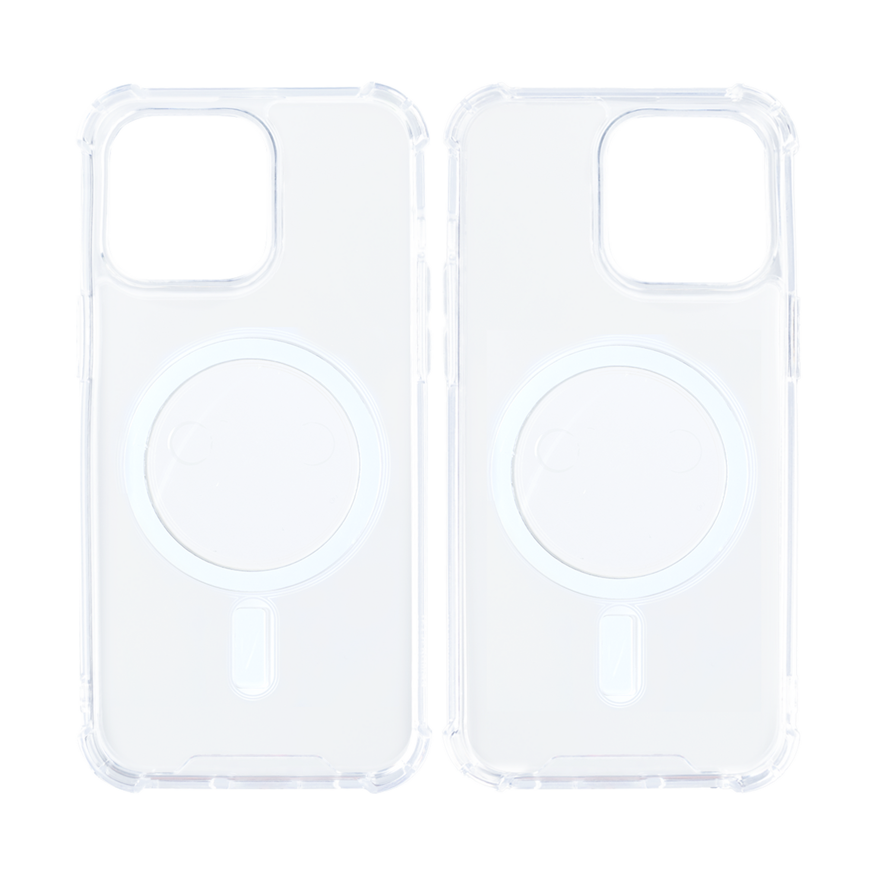 Rixus For iPhone 12 Pro Max Anti-Burst Case With Magsafe Transparent