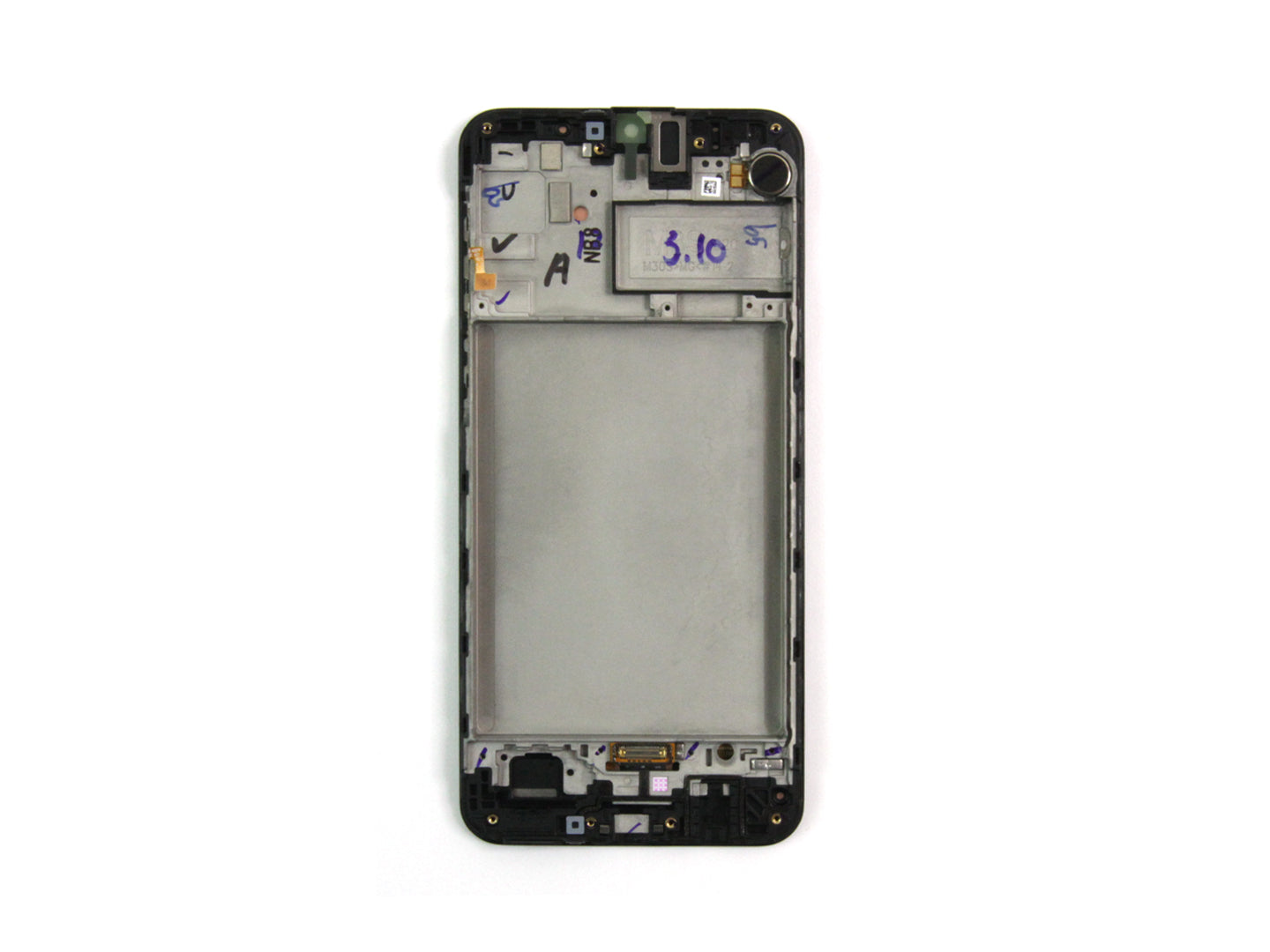 Samsung Galaxy M30s M307F Display And Digitizer With Frame Opal Black Service Pack