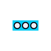 Samsung Galaxy A15 A155F, A15 5G A156B Camera Lens Cover Black OEM