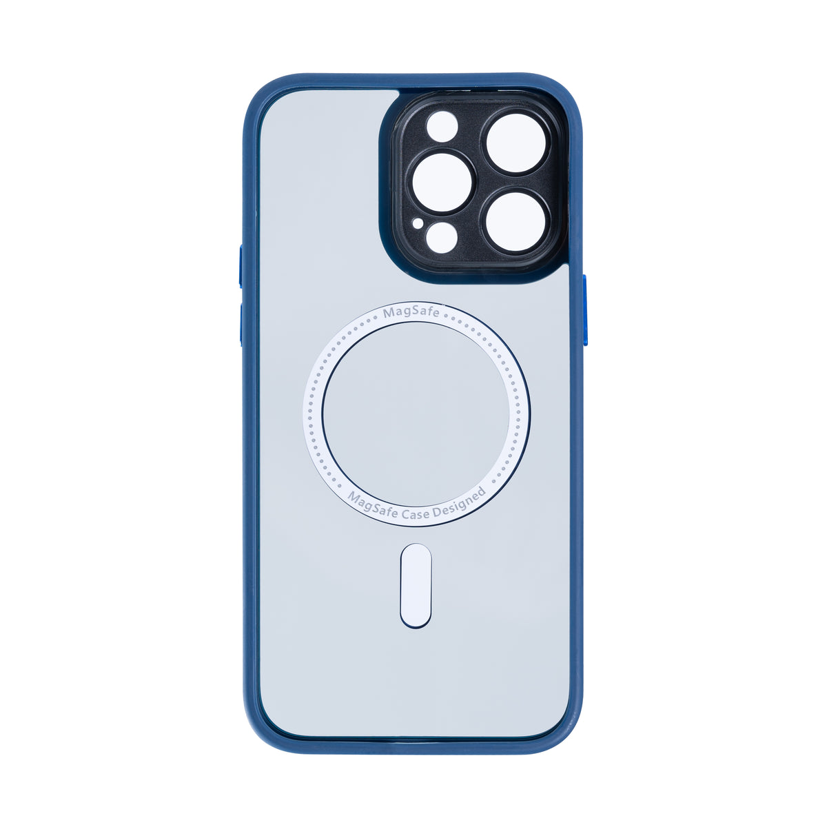 Rixus Classic 04 Case With MagSafe For iPhone 12 Pro Max Dark Blue