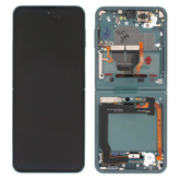 Samsung Galaxy Z Flip3 5G F711B Display And Digitizer With Frame Green Service Pack