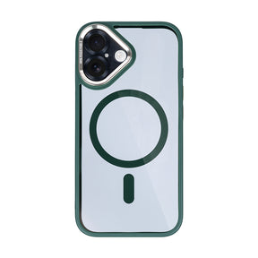 Rixus Classic 04 Case With MagSafe For iPhone 16 Plus Dark Green