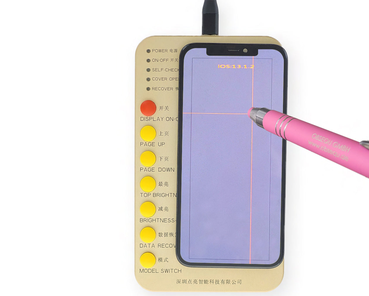 DL100 Yellow Tester Box For iPhone X Series