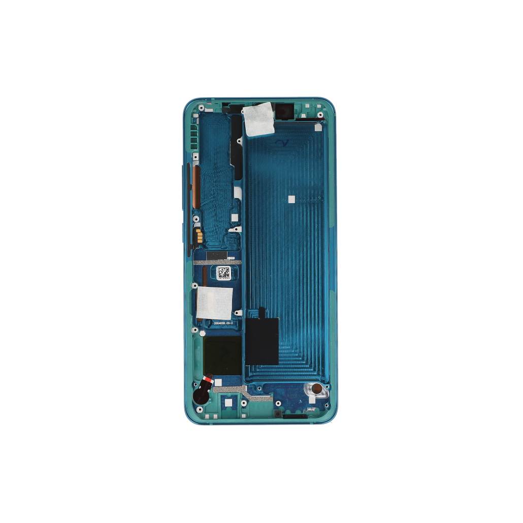 Xiaomi Mi Note 10, Mi Note 10 Pro Display And Digitizer With Frame Aurora Green Service Pack