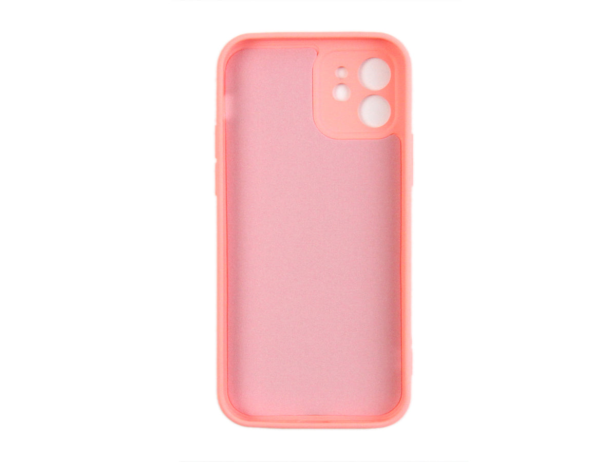 Rixus For iPhone 12 Soft TPU Phone Case Pink