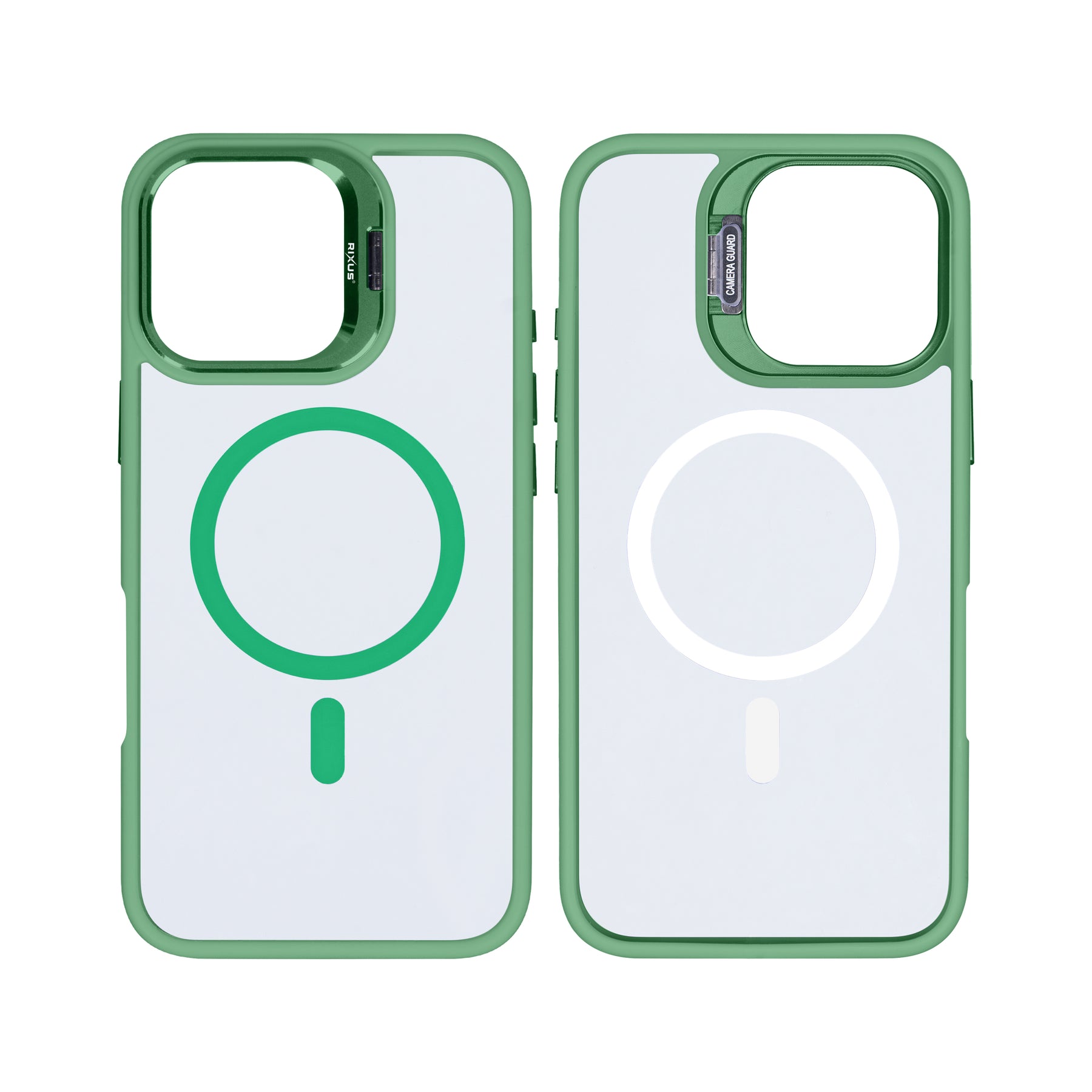 Rixus Classic 03 Case With MagSafe For iPhone 16 Pro Max Light Green