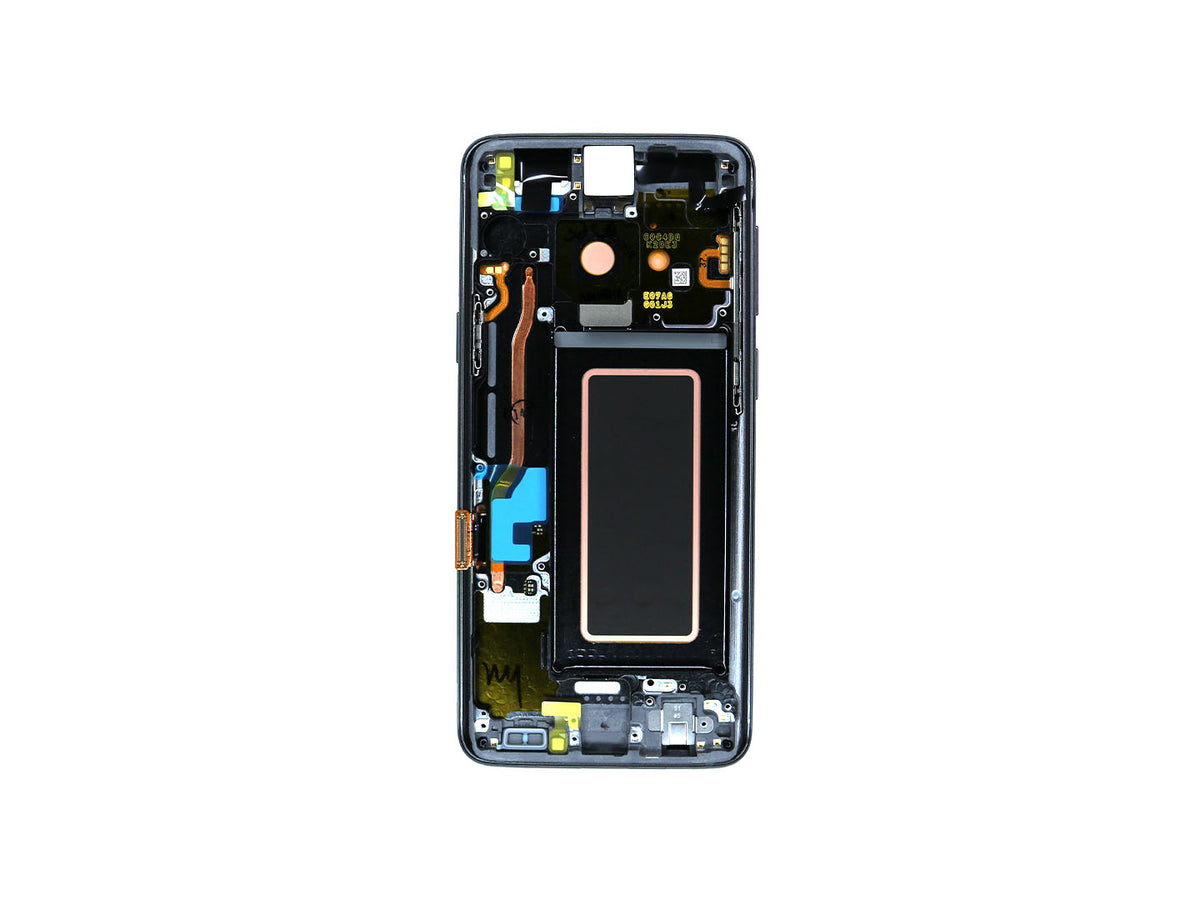 Samsung Galaxy S9 G960F Display And Digitizer Complete Titanium Grey Service Pack