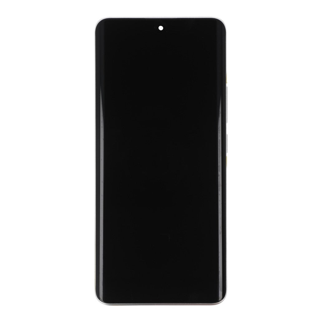Xiaomi Redmi Note 13 Pro Plus 5G Display And Digitizer With Frame Moonlight White Service Pack