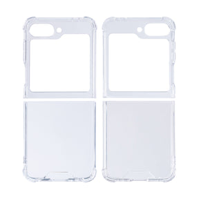 Rixus For Samsung Galaxy Z Flip6 Anti-Burst Case Clear