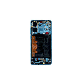 Huawei P30 (ELE-L29, ELE-L09) New Version Display And Digitizer Complete Aurora Blue Service Pack