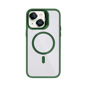 Rixus Classic 03 Case With MagSafe For iPhone 14 Plus Dark Green