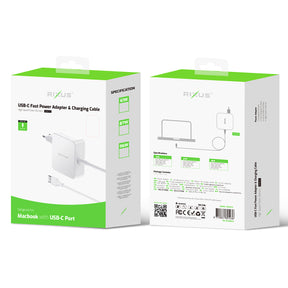 Rixus RXMCTC 87W Power Adapter 87W USB-C White