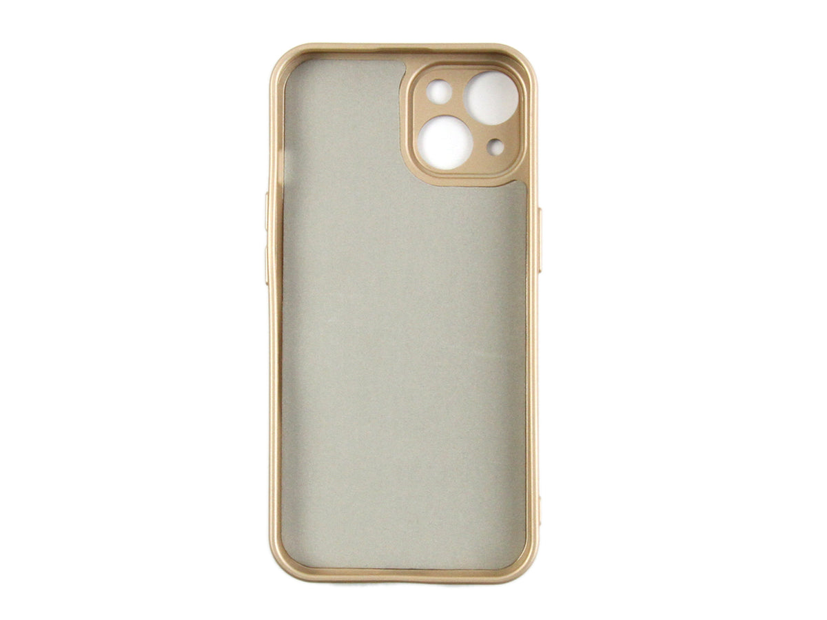 Rixus For iPhone 14 Soft TPU Phone Case Gold