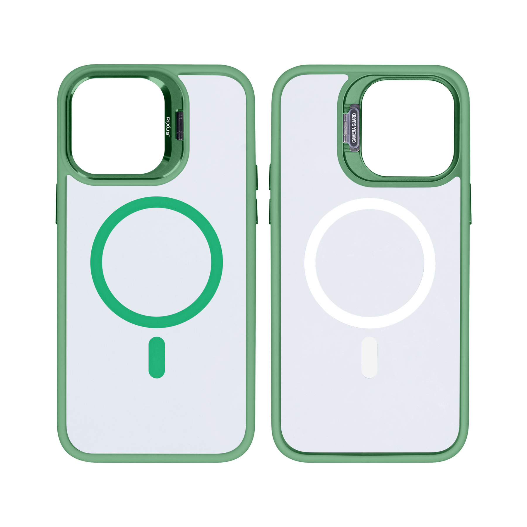 Rixus Classic 03 Case With MagSafe For iPhone 15 Plus Light Green