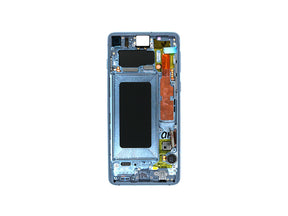 Samsung Galaxy S10 G973F Display And Digitizer With Frame Prism Blue Service Pack