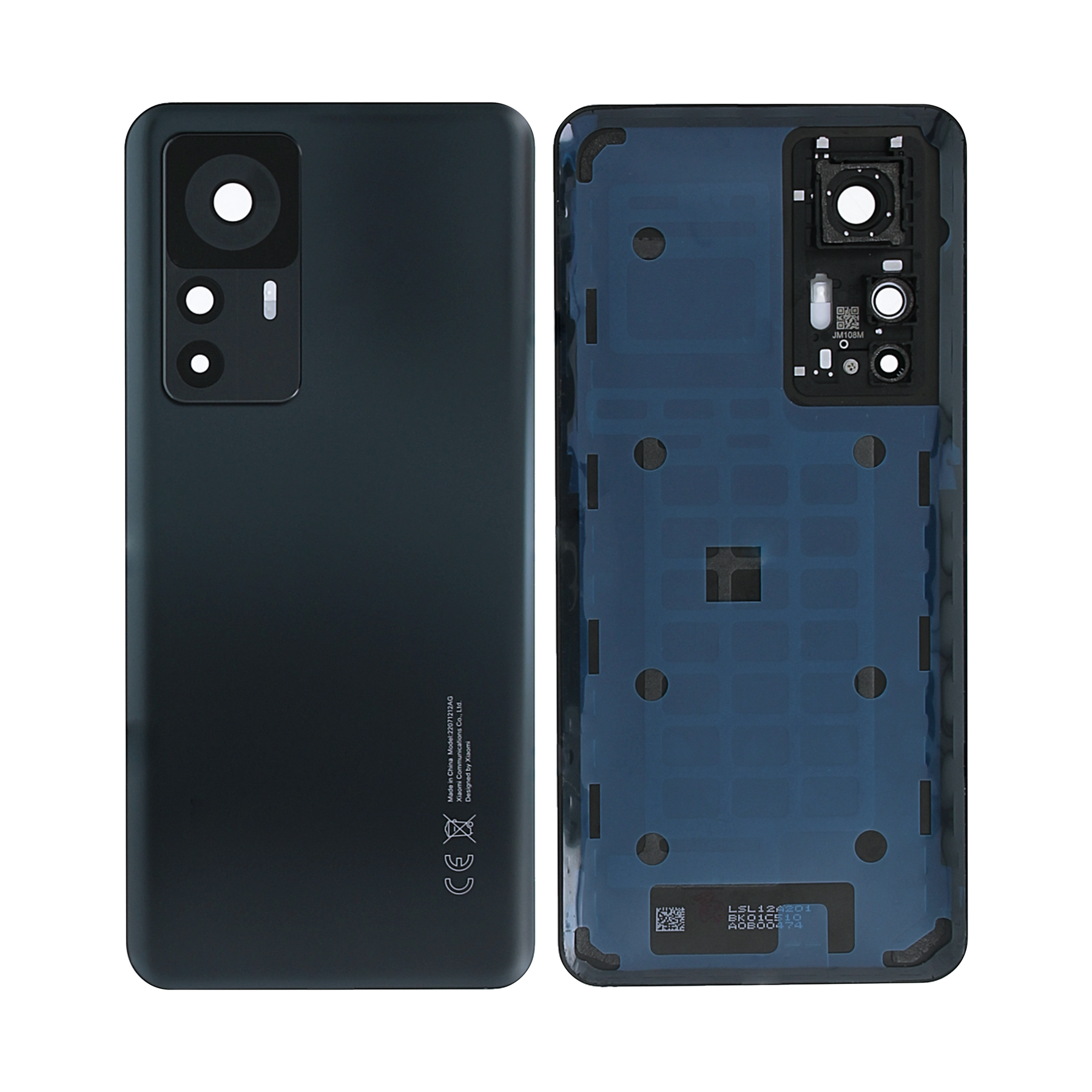 Xiaomi 12T 5G Back Cover Black With Lens Original