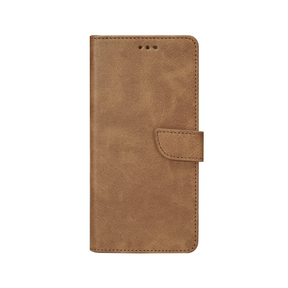 Rixus Bookcase For Samsung Galaxy A24 4G A245F Light Brown