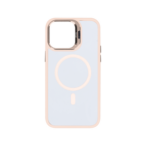 Rixus Classic 03 Case With MagSafe For iPhone 12 Pro Max Light Pink