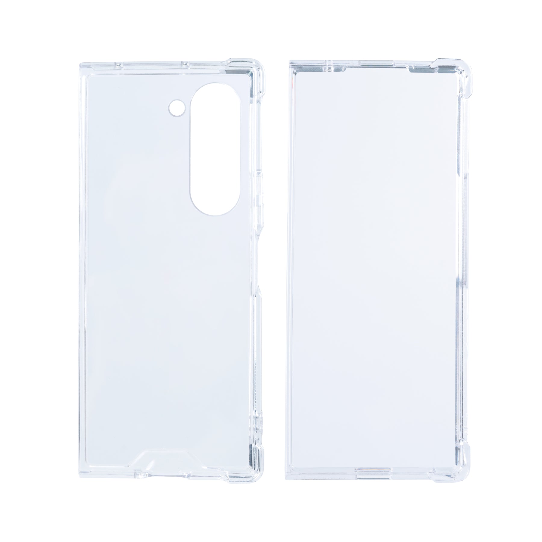 Rixus For Samsung Galaxy Z Fold6 Anti-Burst Case Clear