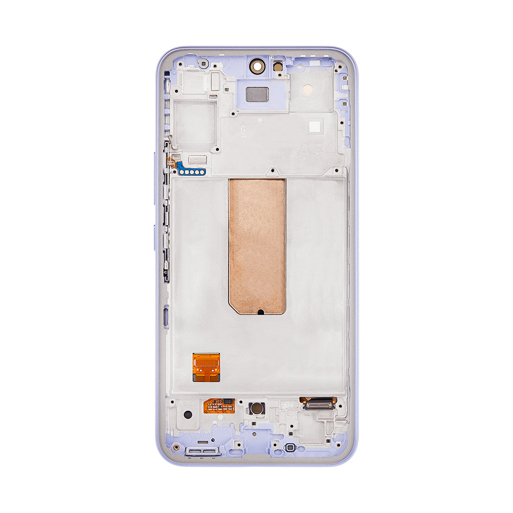 Samsung Galaxy A54 5G A546B Display And Digitizer With Frame Violet Service Pack