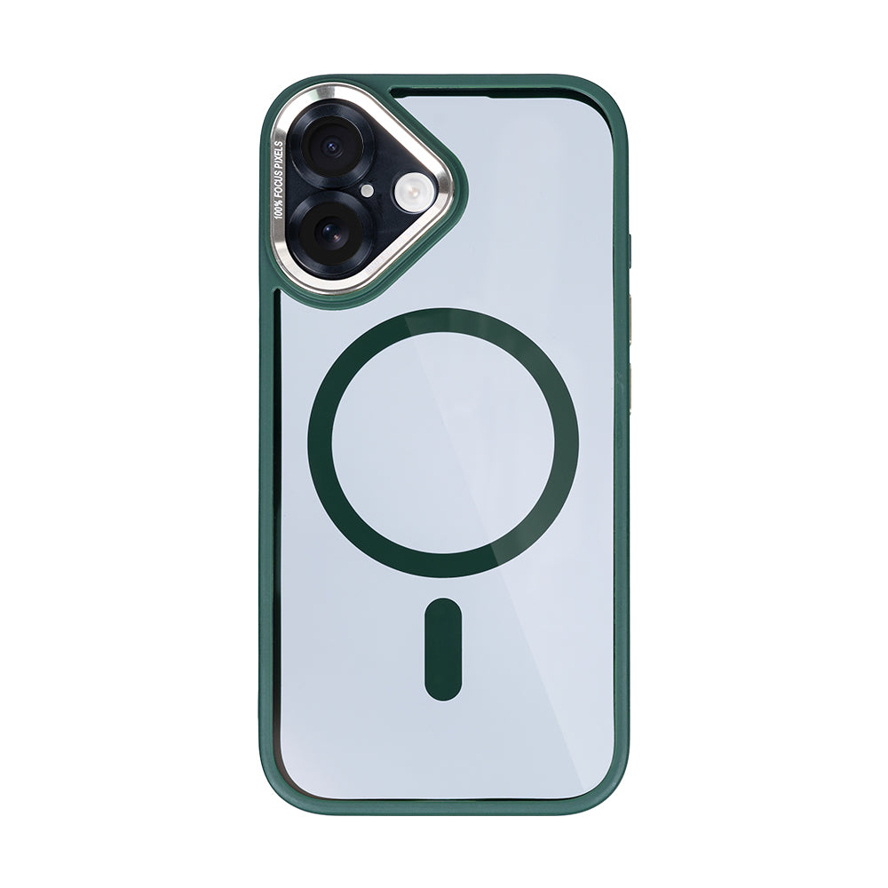 Rixus Classic 04 Case With MagSafe For iPhone 16 Dark Green