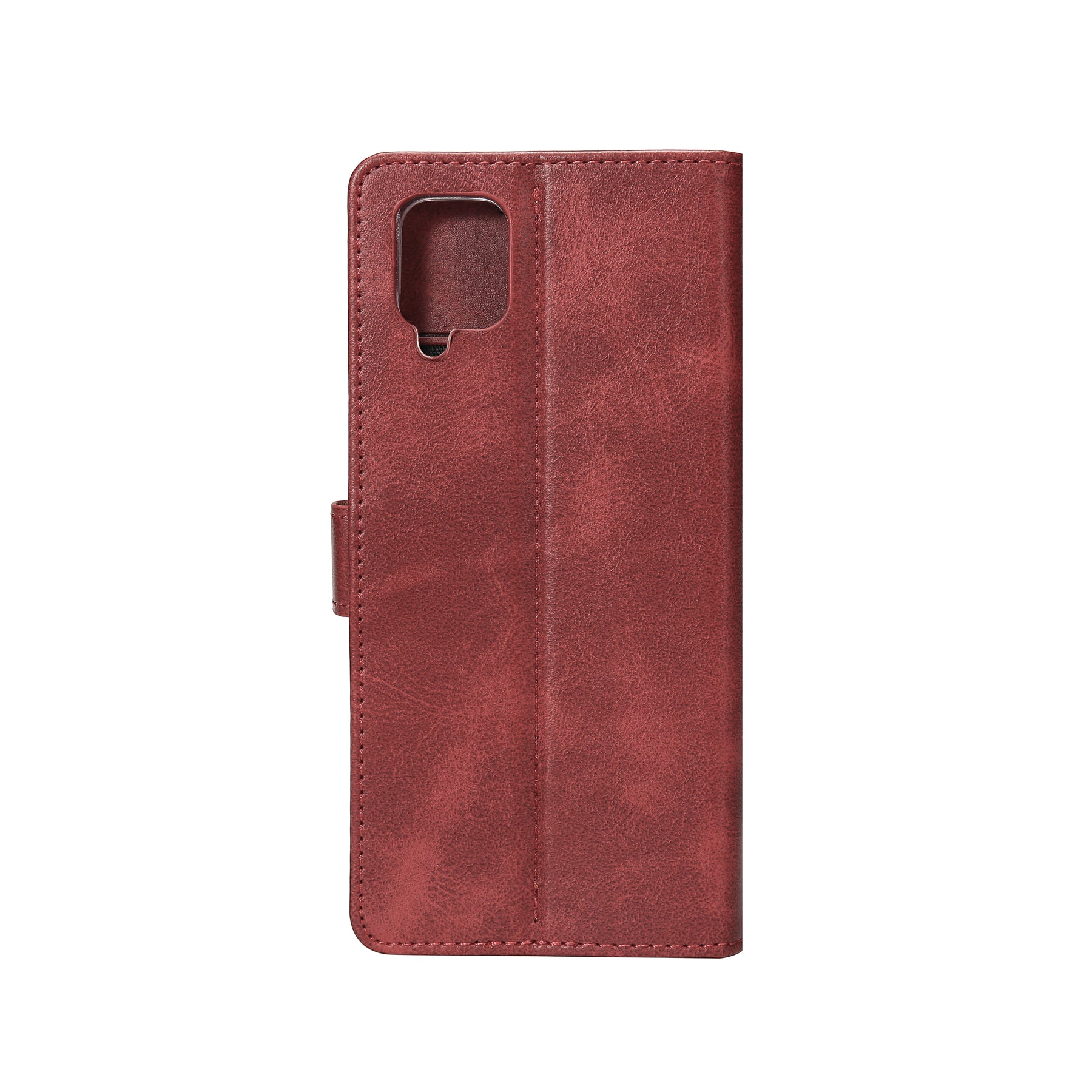 Rixus Bookcase For Samsung Galaxy A22 4G A225F Dark Red