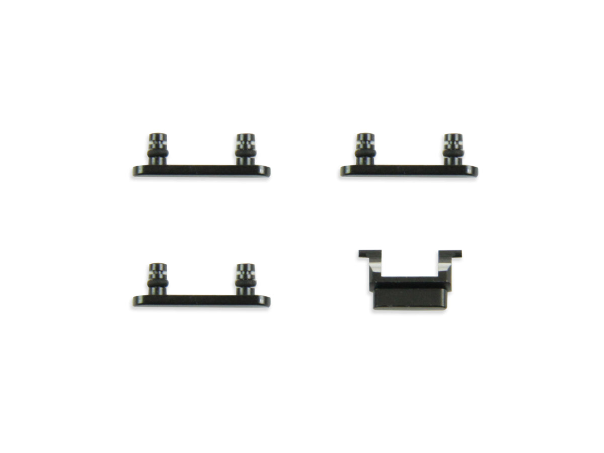 For iPhone 7 Buttons Set Black (4pc)