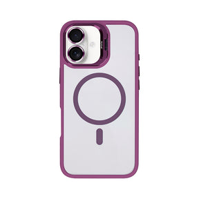 Rixus Classic 03 Case With MagSafe For iPhone 16 Dark Pink