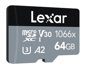 Lexar MicroSDXC High-Performance UHS-I 1066x 64GB V30