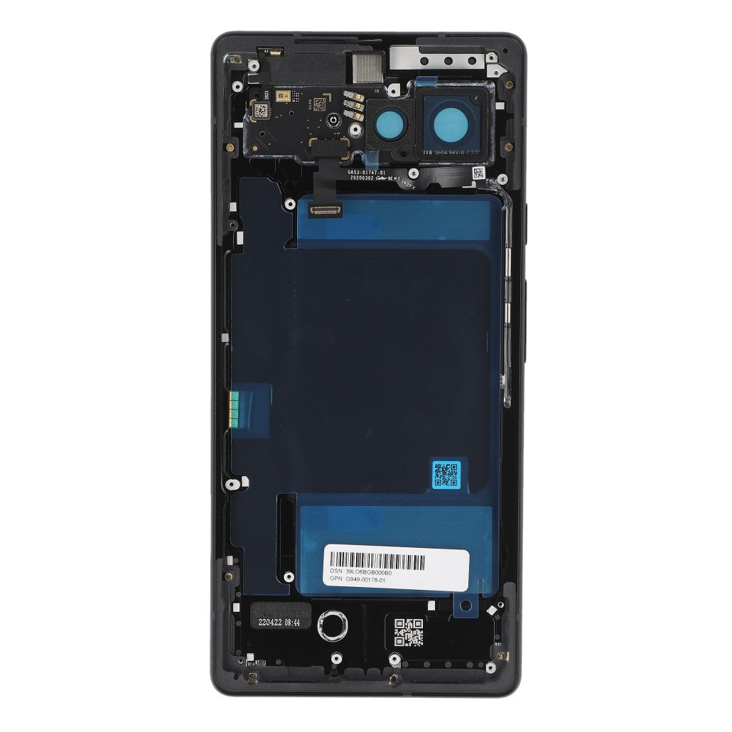 Google Pixel 6 GB7N6 Back Cover Stormy Black With Lens