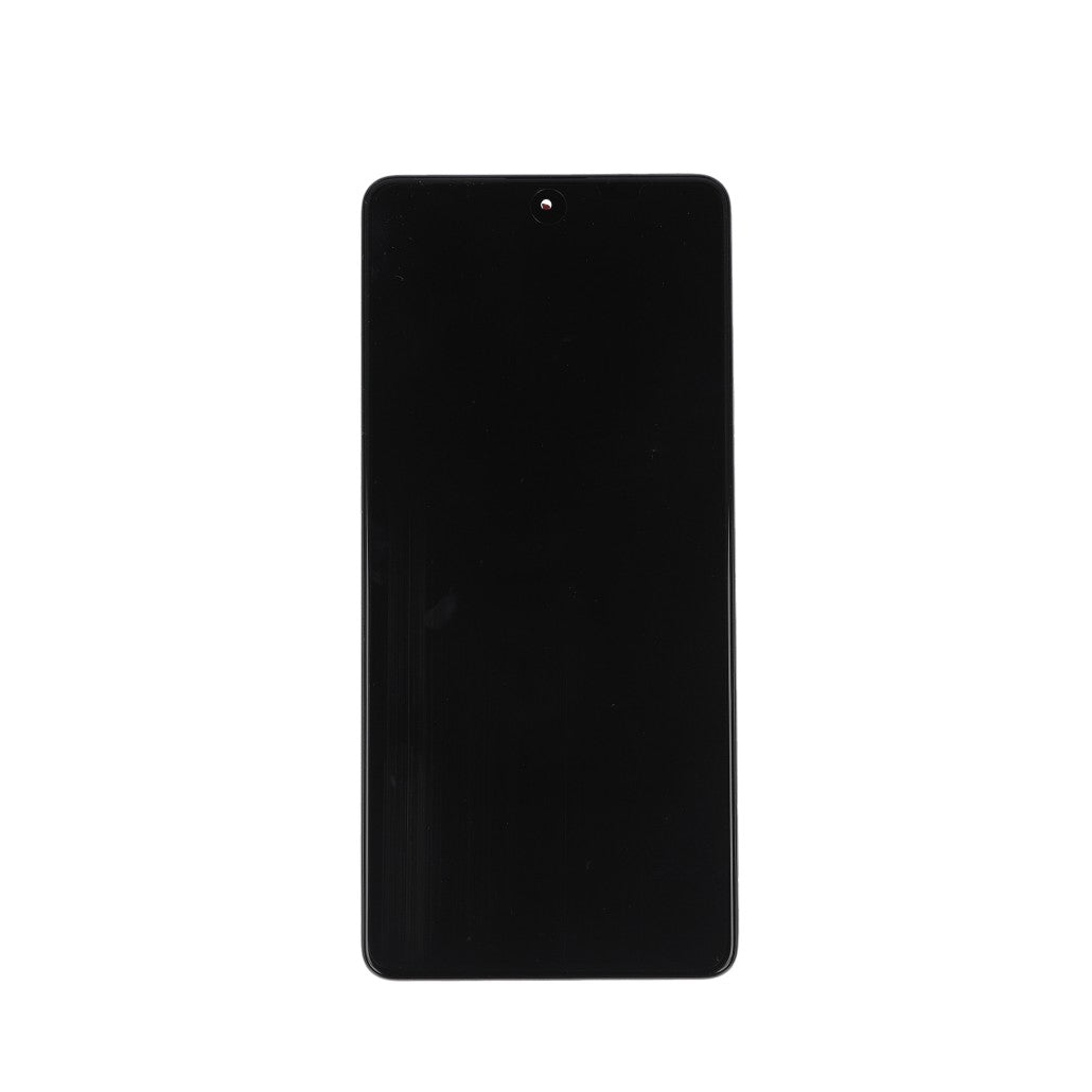 Xiaomi Redmi Note 12 Pro Plus 5G Display And Digitizer With Frame Obsidian Black Service Pack